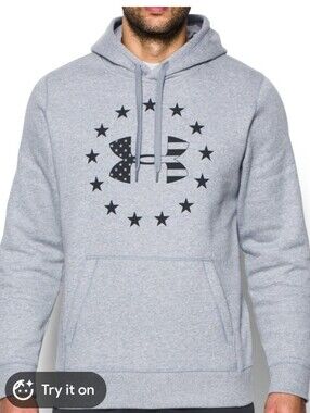 NWT Under Armour Men's Freedom BFL Rival Hoodie